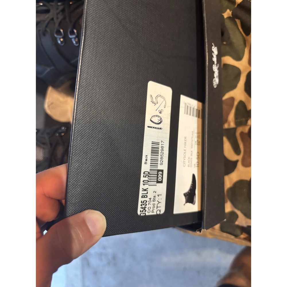 COACH CITYSOLE HIKER BOOTS:NIB BLACK‎  SIZE:10.5 - Picture 6 of 6